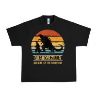 Black mens grandpazilla grandpa of monsters retro halloween christmas t shir Urban Heavy Tee - linhVisuals