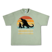 Oil Green mens grandpazilla grandpa of monsters retro halloween christmas t shir Urban Heavy Tee - linhVisuals