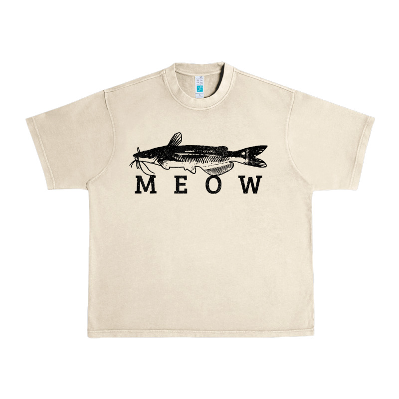 Catfish Meow Funny Catfishing Fishing Fisherman Gift T Shirt Urban Heavy Tee by linhVisuals | Teevron