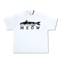 White catfish meow funny catfishing fishing fisherman gift t shirt Urban Heavy Tee - linhVisuals