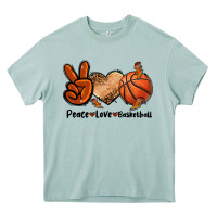 Arona Peace Love Basketball Heavy Core Tee - FaDigitalArtStudio