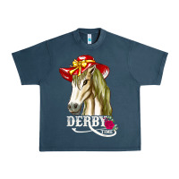 Midnight Navy derby day shirt 2022 horse derby party horse racing t shirt Urban Heavy Tee - linhVisuals