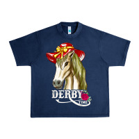 Navy derby day shirt 2022 horse derby party horse racing t shirt Urban Heavy Tee - linhVisuals