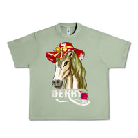 Oil Green derby day shirt 2022 horse derby party horse racing t shirt Urban Heavy Tee - linhVisuals