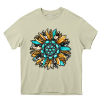 Mossy gemstone sunflower Heavy Core Tee - RanaPortraitStore