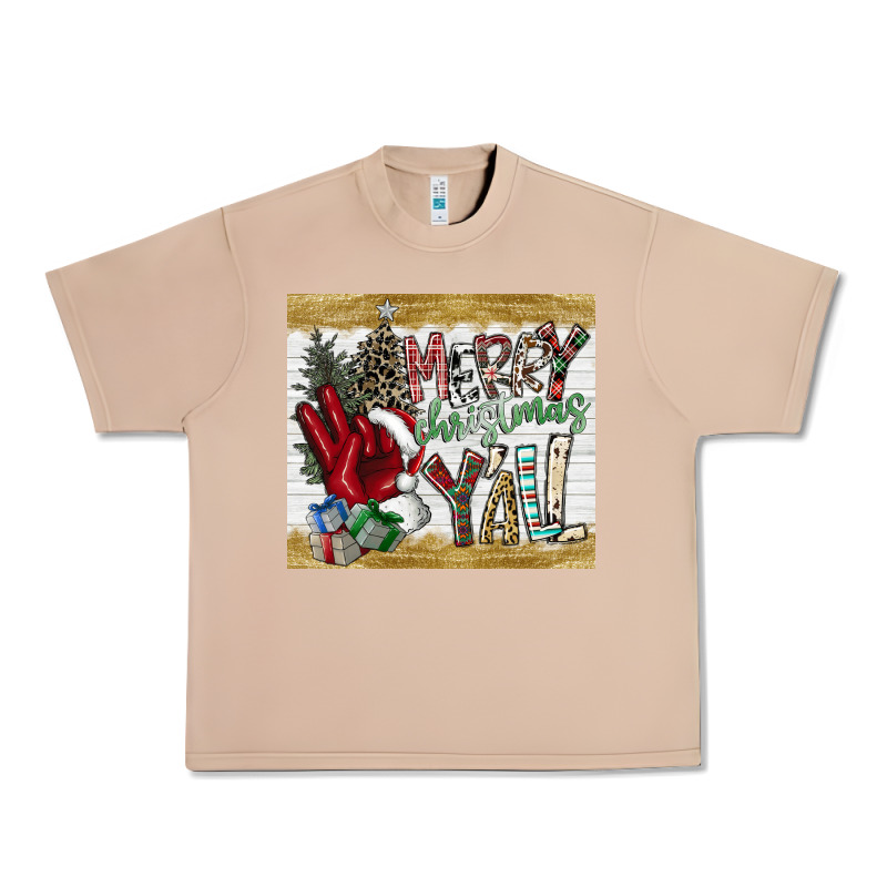 Merry Christmas Y'all Urban Heavy Tee by CowhideDigitalArt | Teevron