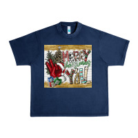 Navy merry christmas y'all Urban Heavy Tee - CowhideDigitalArt