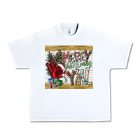 White merry christmas y'all Urban Heavy Tee - CowhideDigitalArt