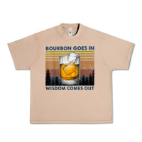 Burro bourbon goes in wisdom comes out vintage t shirt Urban Heavy Tee - linhVisuals