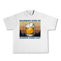 Lunar Rock bourbon goes in wisdom comes out vintage t shirt Urban Heavy Tee - linhVisuals