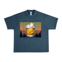 Midnight Navy bourbon goes in wisdom comes out vintage t shirt Urban Heavy Tee - linhVisuals