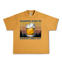 Peanut Butter bourbon goes in wisdom comes out vintage t shirt Urban Heavy Tee - linhVisuals