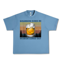 Pebble Blue bourbon goes in wisdom comes out vintage t shirt Urban Heavy Tee - linhVisuals