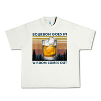 Pistachio bourbon goes in wisdom comes out vintage t shirt Urban Heavy Tee - linhVisuals