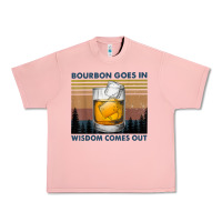 Salmon bourbon goes in wisdom comes out vintage t shirt Urban Heavy Tee - linhVisuals