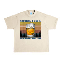 Sandshell bourbon goes in wisdom comes out vintage t shirt Urban Heavy Tee - linhVisuals