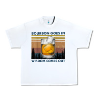 White bourbon goes in wisdom comes out vintage t shirt Urban Heavy Tee - linhVisuals