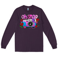 Plum Oh Snap Long Sleeve Tee - CowhideDigitalArt