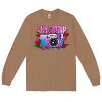 Toasted Coconut Oh Snap Long Sleeve Tee - CowhideDigitalArt