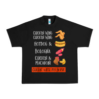 Black chicken wing chicken wing hotdog and bologna shirt t shirt Urban Heavy Tee - linhVisuals