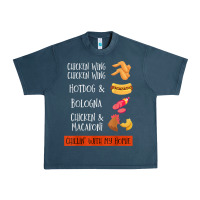 Midnight Navy chicken wing chicken wing hotdog and bologna shirt t shirt Urban Heavy Tee - linhVisuals