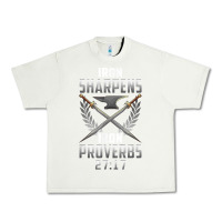 Pistachio iron sharpens iron quote proverbs 2717 christian cool gift t shirt Urban Heavy Tee - linhVisuals