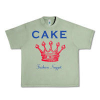 Oil Green Cake Fashion Nugget Urban Heavy Tee - linhVisuals