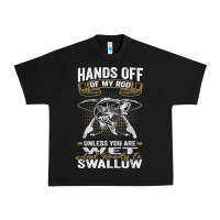 Black mens hands off of my rod bass fishing fisherman t shirt Urban Heavy Tee - linhVisuals