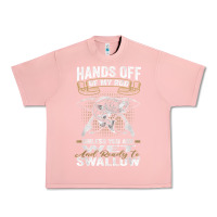 Salmon mens hands off of my rod bass fishing fisherman t shirt Urban Heavy Tee - linhVisuals