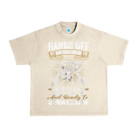 Sandshell mens hands off of my rod bass fishing fisherman t shirt Urban Heavy Tee - linhVisuals