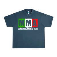Midnight Navy mexican martial arts combat mexico fighter themed pullover hoodie Urban Heavy Tee - linhVisuals
