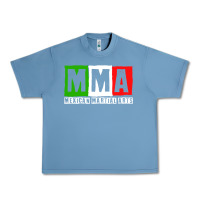 Pebble Blue mexican martial arts combat mexico fighter themed pullover hoodie Urban Heavy Tee - linhVisuals