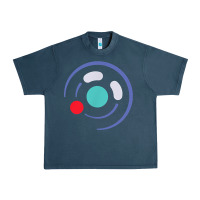 Midnight Navy minimalist game cube controller throwback retro gamer t shirt Urban Heavy Tee - linhVisuals