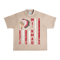 French Oak mi’kmaq tribe native american flag mi’kmaq heritage related t shir Urban Heavy Tee - linhVisuals