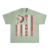 Oil Green mi’kmaq tribe native american flag mi’kmaq heritage related t shir Urban Heavy Tee - linhVisuals