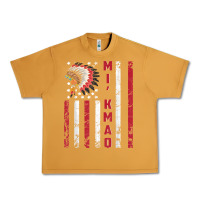 Peanut Butter mi’kmaq tribe native american flag mi’kmaq heritage related t shir Urban Heavy Tee - linhVisuals