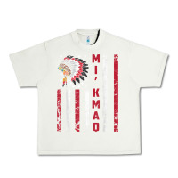 Pistachio mi’kmaq tribe native american flag mi’kmaq heritage related t shir Urban Heavy Tee - linhVisuals