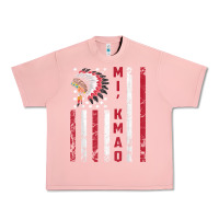 Salmon mi’kmaq tribe native american flag mi’kmaq heritage related t shir Urban Heavy Tee - linhVisuals