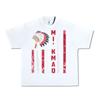 White mi’kmaq tribe native american flag mi’kmaq heritage related t shir Urban Heavy Tee - linhVisuals