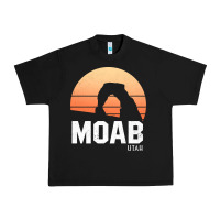 Black moab utah arches national park vintage retro outdoor hiking pullover h Urban Heavy Tee - linhVisuals