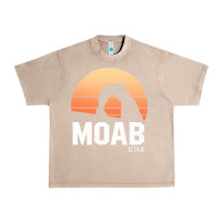 French Oak moab utah arches national park vintage retro outdoor hiking pullover h Urban Heavy Tee - linhVisuals