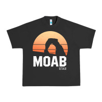 Moab Utah Arches National Park Vintage Retro Outdoor Hiking Pullover H Urban Heavy Tee | Teevron