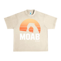 Sandshell moab utah arches national park vintage retro outdoor hiking pullover h Urban Heavy Tee - linhVisuals