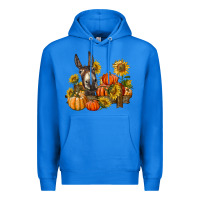 True Royal donkey sunflower and pumpkin farm Premium Hoodie - BarkalooDesign