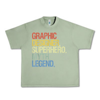 Oil Green funny graphic designer t shirt Urban Heavy Tee - linhVisuals