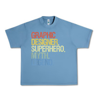 Pebble Blue funny graphic designer t shirt Urban Heavy Tee - linhVisuals