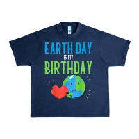 Navy earth day is my birthday shirt pro environment party gift t shirt Urban Heavy Tee - linhVisuals