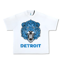 White funny vintage lion face head detroit gifts tank top Urban Heavy Tee - linhVisuals