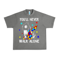Tornado autism dad you will never walk alone support autism son t shirt Urban Heavy Tee - linhVisuals