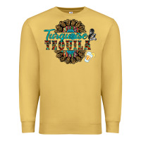 Antique Gold turquoise gemstone and taquila Premium Sweatshirt - RanaPortraitStore